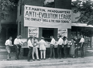 1925, Dayton, Tenneesse, during the height of the John Scopes trial. Photo: Bettman/Corbis